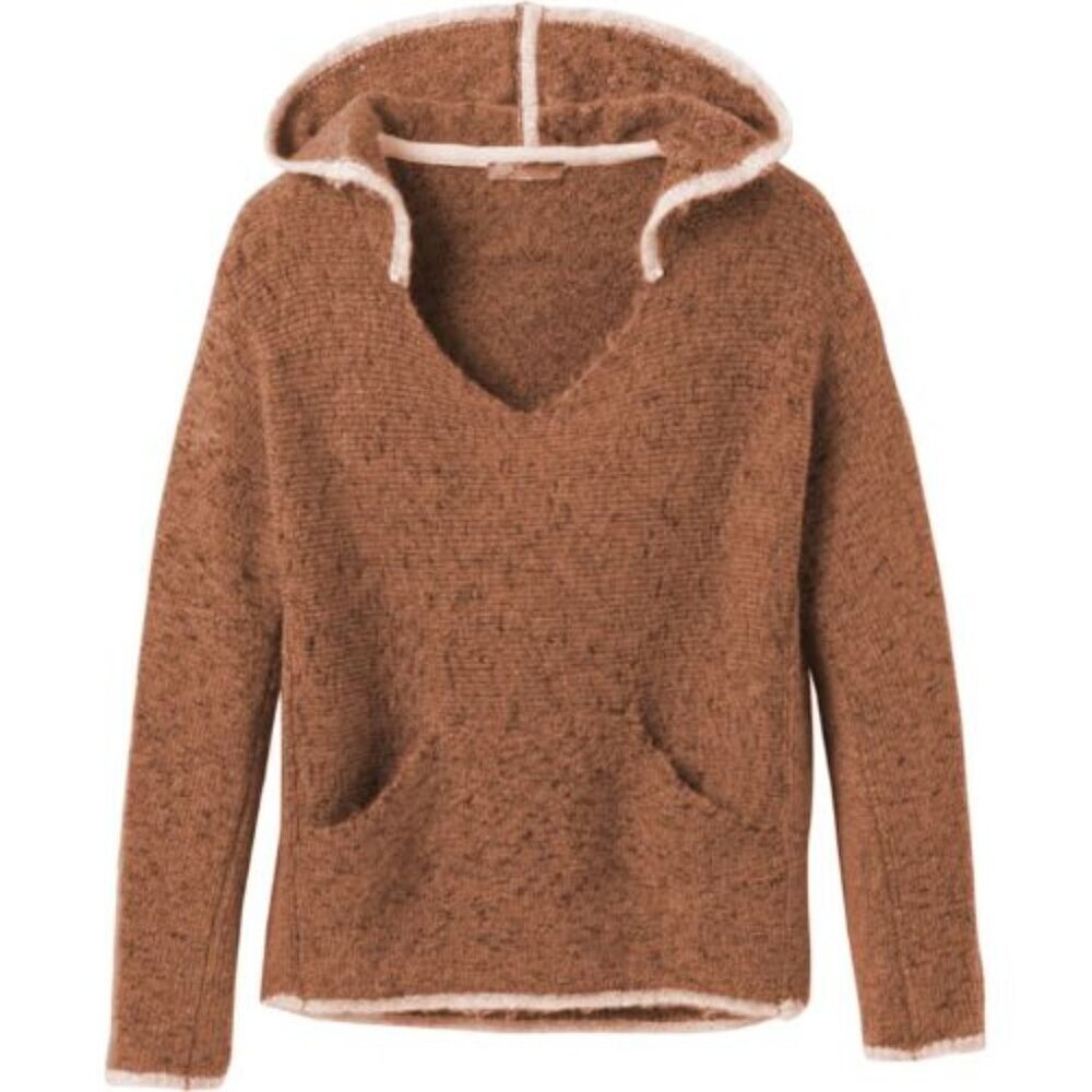 prAna Women's Brown Shine On Sweater Size Small 54237